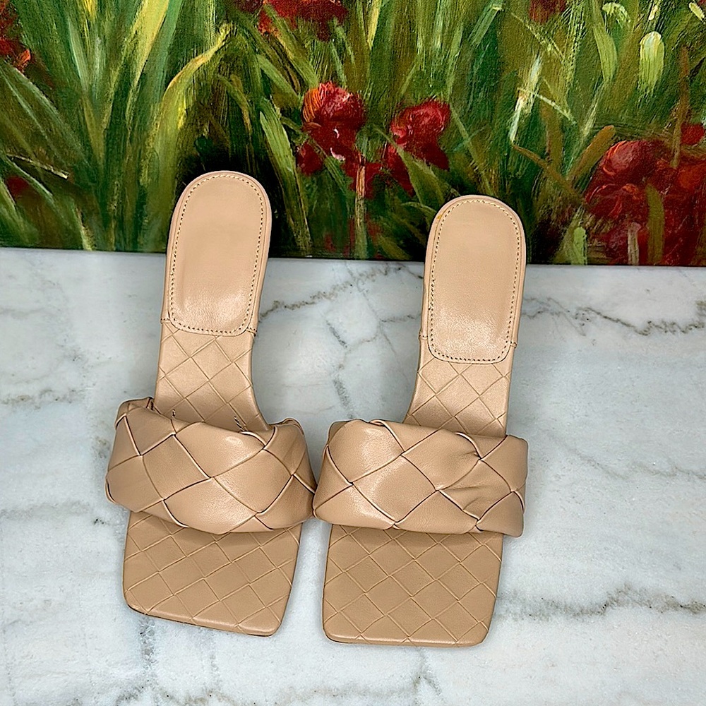 NWOT Elegant Tan Women's Sandals